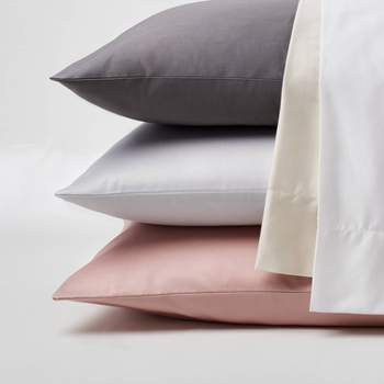 300 Thread Count Temperature Regulating Solid Pillowcase Set - Casaluna™