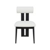 Meridian Furniture,Dario Vegan Leather Dining Chair, Set of 2 - 3 of 4