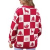 Women's Christmas Cardigan, Long-Sleeve Open-Front Holiday Sweater, Festive Casual Layering Top for Winter - 4 of 4