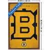 Trends International NHL Boston Bruins - Logo 25 Framed Wall Poster Prints - 3 of 4
