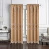 RT Designer Collection Alice Macrame Luxurious Decorative Rod Pocket Curtain Panel 54" x 84" Gold - 2 of 4