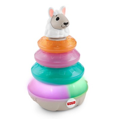 fisher price stacking rings light up