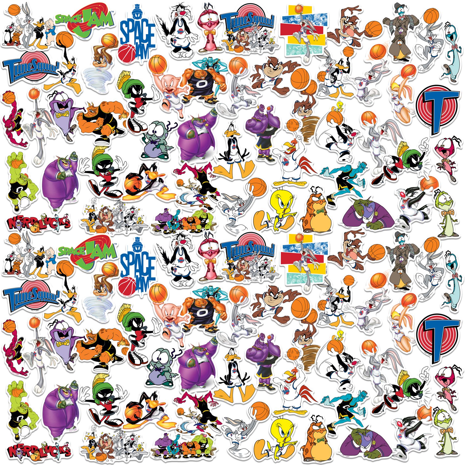 Space Jam 100Ct Sticker Pack Miscellaneous 100 Ct. Sticker Pack
