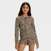 Girls' Long Sleeve Waffle Knit Pajama Set - Cat & Jack™ - 3 of 4
