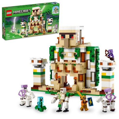 Lego Minecraft The Iron Golem Fortress Minecraft Toy 21250 : Target