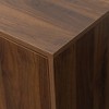 Chic Crate - 55" Modern Media Console w/ 3 Open Shelves & Storage Cabinet - TV Stand for Living Room - Espresso Oak - 4 of 4