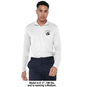 Campus Lab Slippery Rock University (Passhe) Adult Men's Active Sport 1/4 Zip Pullover Left Chest Logo - 1 of 4