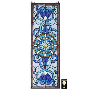 Design Toscano Roquebrun Tiffany-Style Stained Glass Window