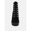 Yoko Fine Suede Quilted Ankle Boots Women - 3 of 4