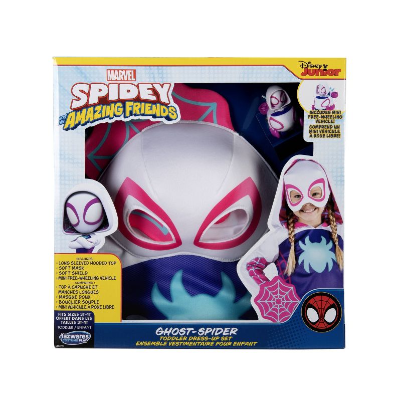 Spidey &#38; His Amazing Friends Ghost Spider Toddler Dress-Up Box Set, 1 of 16