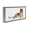 Stupell Industries Tiger Resting Orange Ink Watercolor, 25" x 11" - 3 of 4