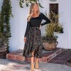 Women's Waist Tie Side Slit Floral Midi Dress - Cupshe - 2 of 4