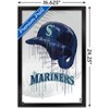 Trends International MLB Seattle Mariners - Drip Helmet 22 Framed Wall Poster Prints - 3 of 4