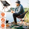 LakeForest "Ultra-Light Foldable Camping Chair: Collapsible Backpacking Chair for Outdoor Activities, BBQ, Beach, Picnic" Black - 4 of 4