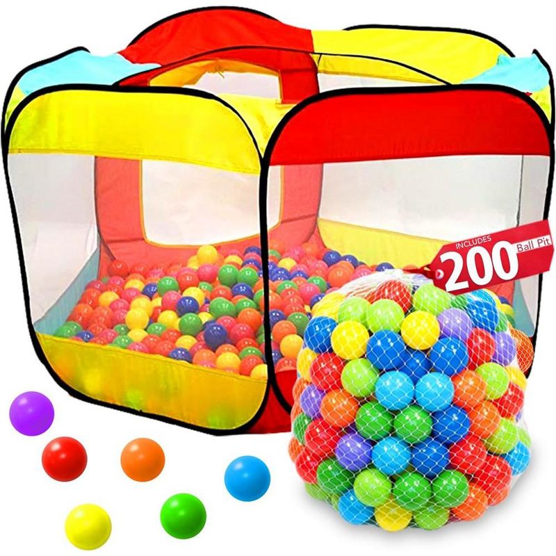 Kiddey Ball Pit Play Tent, Perfect Playhouse for Kids, Foldable and Easy Set Up, 1 of 7