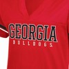 NCAA Georgia Bulldogs Women's White Jersey - 3 of 3