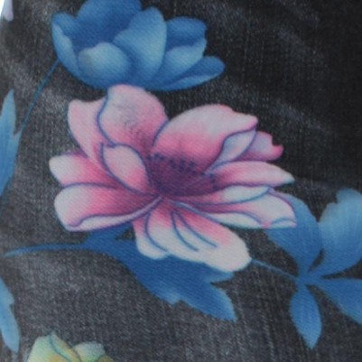 black floral