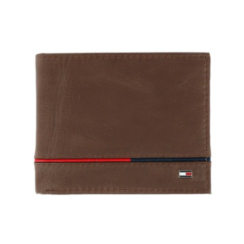 Tommy hilfiger men's leather cambridge passcase wallet with deals removable card holder