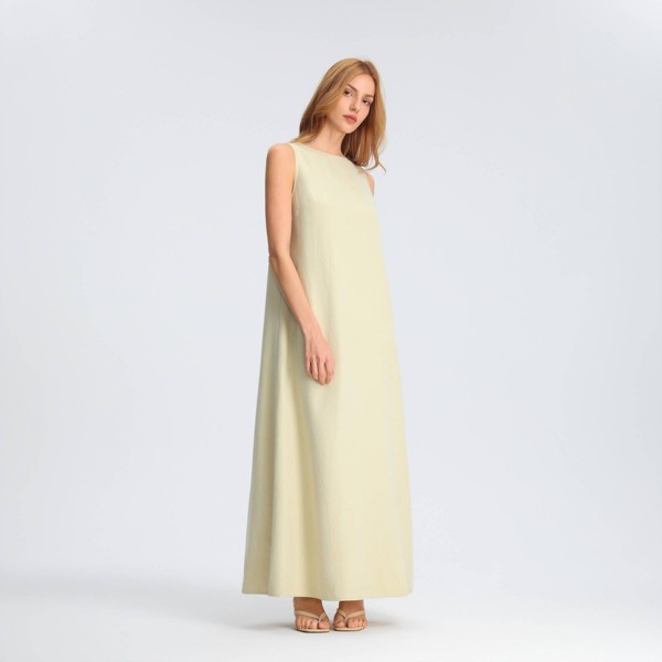 Vestido maxi de espalda abierta - A New Day™ Amarillo pastel 6