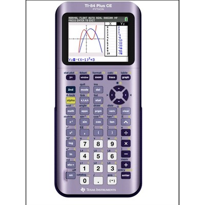 Texas Instruments CE Infinitely Graphing Calculator 84+ - Metallic Purple
