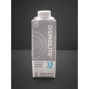 Osmolite 1.5 Cal Nutrition Liquid 8 Oz  High-Calorie Nutritional Formula for Tube Feeding and Gastrointestinal Health  Case of 24 - 1 of 4