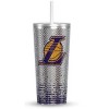 NBA Officially Licensed 25oz Stainless Steel Rhinestones Tumbler in Limited Edition Gift Box - 2 of 4