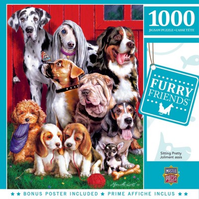 Masterpieces 1000 Piece Jigsaw Puzzle - Puppy Pals - 19.25x26.75 : Target