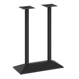 Flash Furniture Palis Indoor/Outdoor Dining Height Double Column Table Base for 30" x 48" Table Tops - 1 of 4