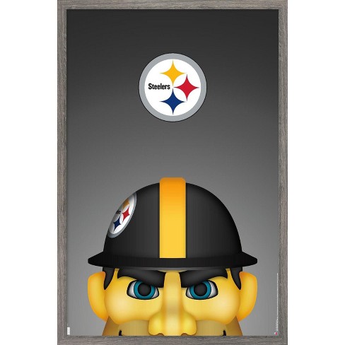 : Trends International NFL Pittsburgh Steelers - Drip Helmet 20  Wall Poster, 22.375 x 34, Poster & Clip Bundle : Sports & Outdoors