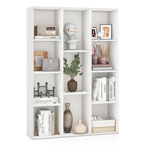 Tangkula 11-Cube Bookcase Modern Geometric Bookshelf Storage w/ Anti-tipping Kits - image 1 of 4