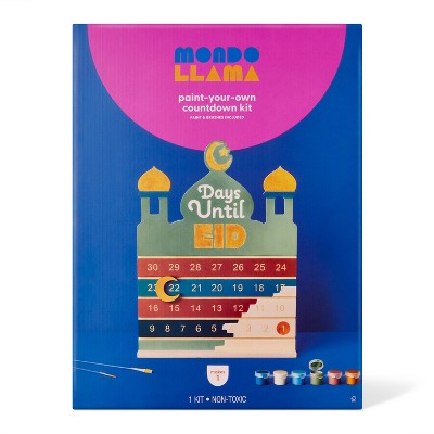 Ramadan Craft Wood Countdown Painting Kit- Mondo Llama™