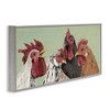 Stupell Industries Four Roosters over Green Framed Giclee Art - 2 of 4