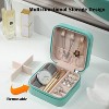 12-Pack PU Leather Travel Jewelry Cases, Portable Mini Organizer Box for Earrings, Bridesmaid Gifts for Women - 2 of 4