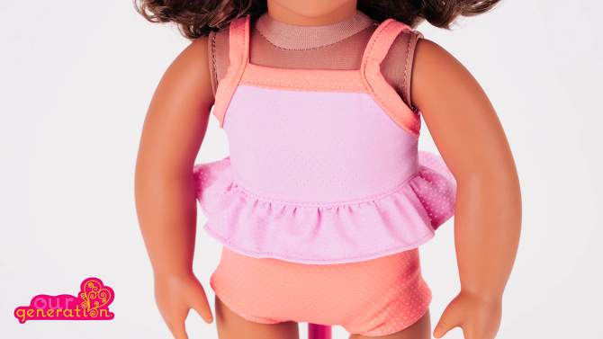 Our Generation Floaty Fun Swimsuit Outfit for 18&#39;&#39; Dolls, 2 of 8, play video