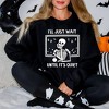 Simply Sage Market Women's Graphic Sweatshirt Wait Until It's Quiet Apple - 2 of 4