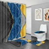 LunaLulinlk Polyester Shower Curtain Sets with Bath Rugs - 4 of 4