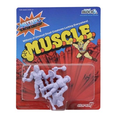 Nerd Block MOTU M.U.S.C.L.E. He-Man, Teela And Man-At-Arms Figures Pack