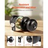 VEVOR 6 Pack Black Door Knobs, Privacy Door Knob with Round Ball, Keyless Exterior & Thumb Turn Lock Interior, All Metal Doorknobs Hardware, Black - 4 of 4