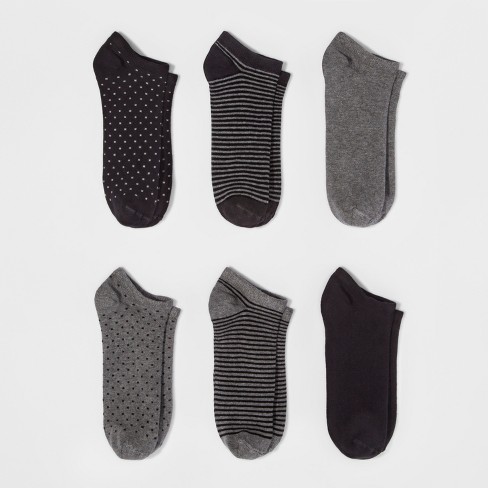 Women's 6pk Lettuce Edge Ankle Socks - A New Day™ 4-10 : Target