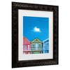 Trademark Fine Art Watson-Hall Beach Houses Costa Nova Beach Portugal Matted Framed Art - 3 of 4