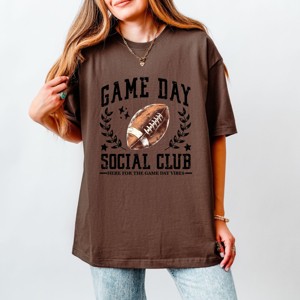Simply Sage Market Football Game Day Social Club Heavyweight Tee - 1 of 4