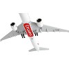 Boeing 777-300ER Commercial Aircraft "Emirates Airlines" White with Tail Stripes 1/400 Diecast Model Airplane by GeminiJets - 4 of 4