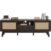 Grungis Stand for TV with Storage,Boho Media TV Stand and Console with Cable Management,Entertainment Center TV Stand for Living Room - 2 of 4