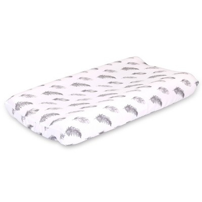 The Peanutshell Farmhouse Feather Changing Pad Cover - Feathers