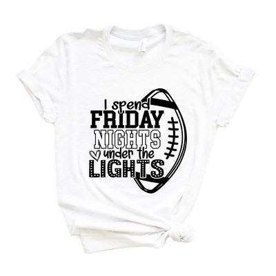 Simply Sage Market Women's I Spend Friday Nights Under The Lights Short Sleeve Graphic Tee