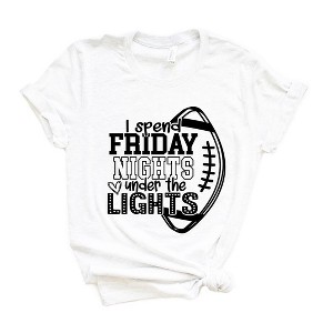 Simply Sage Market Women's I Spend Friday Nights Under The Lights Short Sleeve Graphic Tee - 1 of 4