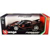 Ferrari FXX-K #5 Fu Songyang Black with Gray Top and Orange Stripes 1/18 Diecast Model Car by Bburago - 3 of 3