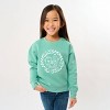 The Juniper Shop SmileyWorld Back To School Checkered Circle  Youth Sweatshirt - 2 of 4