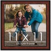 PosterPalooza | Square Decor Brown Picture Frame - UV Acrylic, Foam Board Backing, Hanging Hardware - 2 of 4