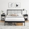 Metal Full Size Bed Frame with Drawers, Platform Bed Frame,Mattress Foundation with Headboard Footboard,Strong Metal Slats Support,Under Bed Storage - 2 of 4